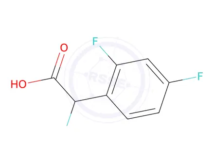 Chemical structure of 2-(2,4-Difluorophenyl)-2-fluoroacetic acid