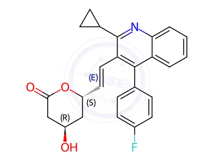 Chemical structure of Pitavastatin USP Related Compound B