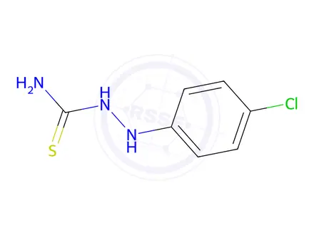 Chemical structure of 2-(4-Chlorophenyl)-1-hydrazinecarbothioamide