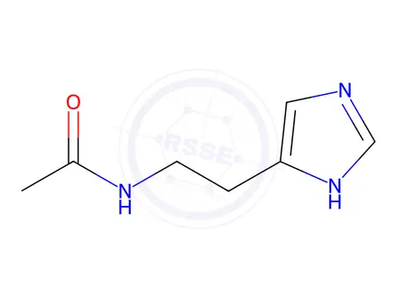 Chemical structure of Acetylhistamine
