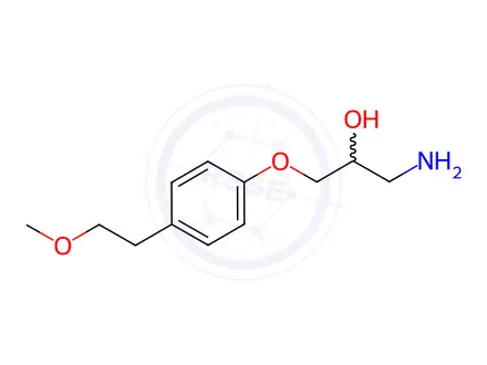 Chemical structure of N-Desisopropyl Metoprolol