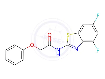 Chemical structure of N-(4,6-Difluorobenzo[d]thiazol-2-yl)-2-phenoxyacetamide