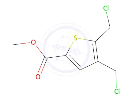 Chemical structure of Methyl 4,5-Bis(chloromethyl)thiophene-2-carboxylate