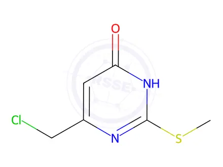 Chemical structure of 6-(CHLOROMETHYL)-2-(METHYLTHIO)PYRIMIDIN-4(3H)-ONE