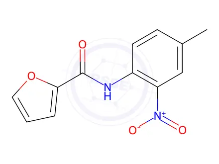 Chemical structure of N-(4-Methyl-2-nitrophenyl)furan-2-carboxamide