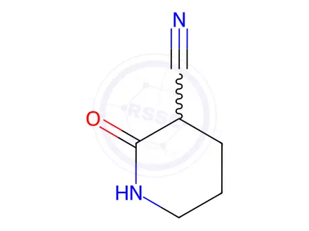 Chemical structure of 2-oxopiperidine-3-carbonitrile