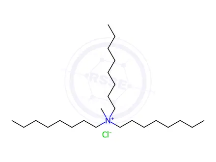 Chemical structure of Methyl trioctyl ammonium chloride
