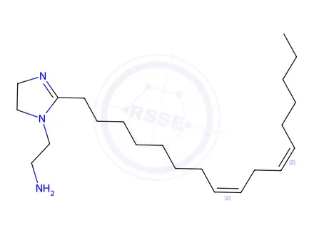 Chemical structure of 2-(2-((8Z,11Z)-Heptadeca-8,11-dien-1-yl)-4,5-dihydro-1H-imidazol-1-yl)ethanamine