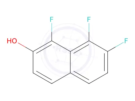 Chemical structure of 1,7,8-trifluoronaphthalen-2-ol