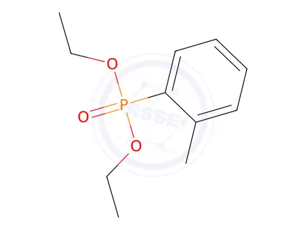 Chemical structure of O-TOLYL-PHOSPHONIC ACID DIETHYL ESTER