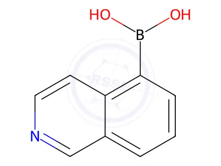 Chemical structure of Isoquinoline-5-boronic acid