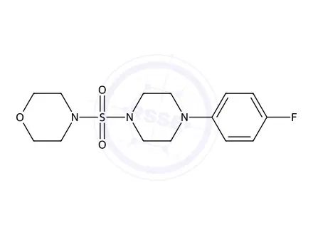 Chemical structure of 4-((4-(4-Fluorophenyl)piperazin-1-yl)sulfonyl)morpholine