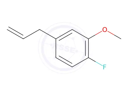 Chemical structure of 4-Allyl-1-fluoro-2-methoxybenzene