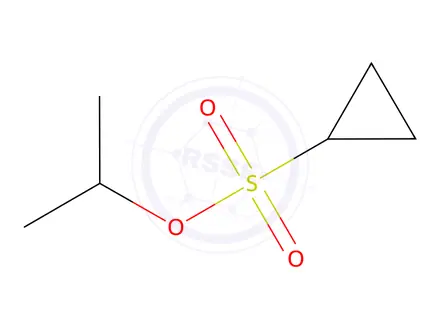 Chemical structure of isopropyl cyclopropanesulfonate