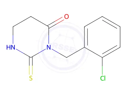 Chemical structure of 3-(2-Chlorobenzyl)-2-thioxotetrahydropyrimidin-4(1H)-one