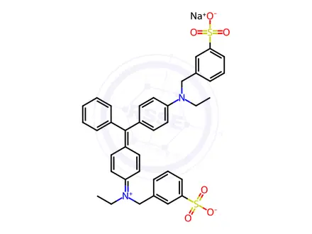 Chemical structure of Acid Green 3