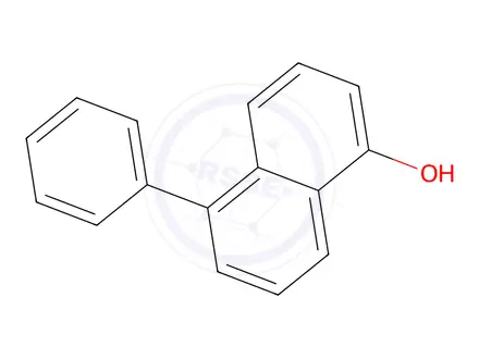 Chemical structure of 1-Hydroxy-5-Phenyl-Naphthalene