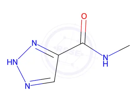 Chemical structure of N-methyl-2H-1,2,3-triazole-4-carboxamide