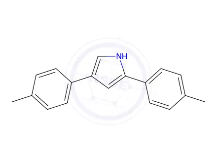 Chemical structure of 2,4-Di-p-tolyl-1H-pyrrole