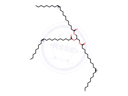 Chemical structure of cis-11-Trieicosenoin