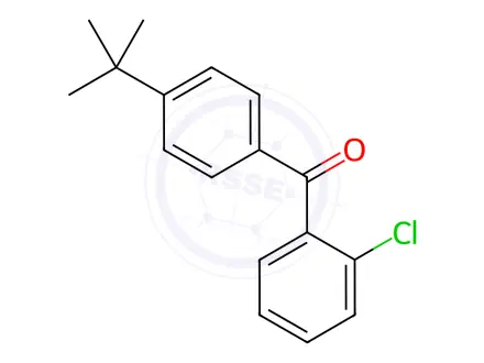 Chemical structure of (4-(Tert-butyl)phenyl)(2-chlorophenyl)methanone