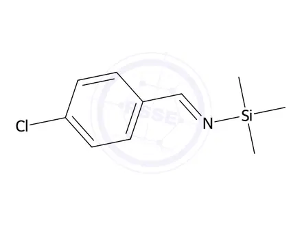 Chemical structure of 1-(4-Chlorophenyl)-N-(trimethylsilyl)methanimine