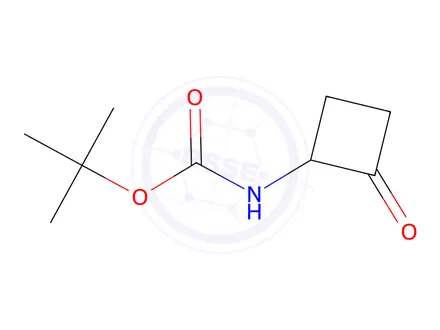 Chemical structure of tert-Butyl (2-oxocyclobutyl)carbamate