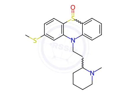 Chemical structure of Thioridazine Impurity 3 (Thioridazine EP Impurity C)