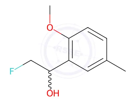 Chemical structure of α-(Fluoromethyl)-2-methoxy-5-methylbenzenemethanol