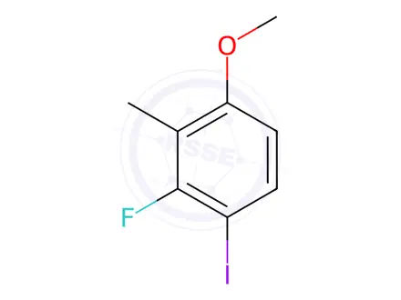 Chemical structure of 2-Fluoro-1-iodo-4-methoxy-3-methylbenzene