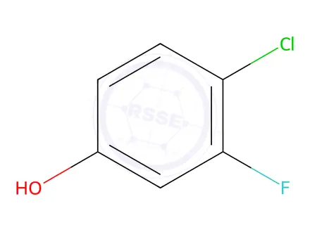 Chemical structure of 4-Chloro-3-fluorophenol