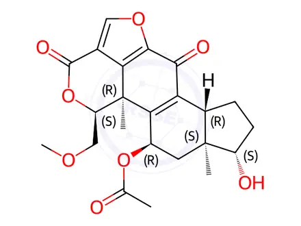 Chemical structure of Wortmannin Impurity 14
