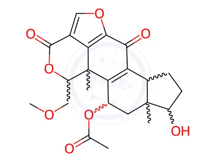 Chemical structure of Wortmannin Impurity 13