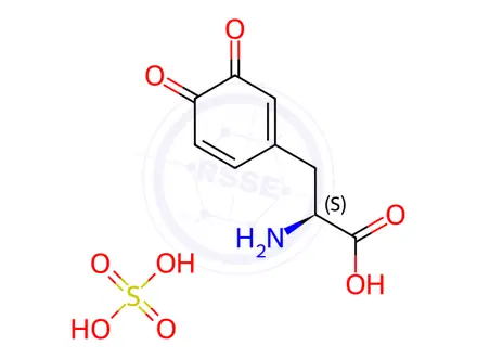 Chemical structure of Dopaquinone Sulphate