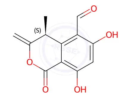 Chemical structure of (S)-(+)-Ascochin