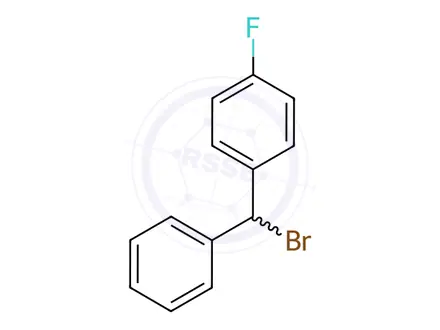 Chemical structure of 1-(bromo(phenyl)methyl)-4-fluorobenzene