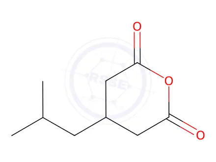 Chemical structure of 3-Isobutylglutaric Anhydride
