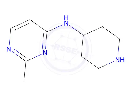 Chemical structure of 2-Methyl-N-4-piperidinyl-4-Pyrimidinamine