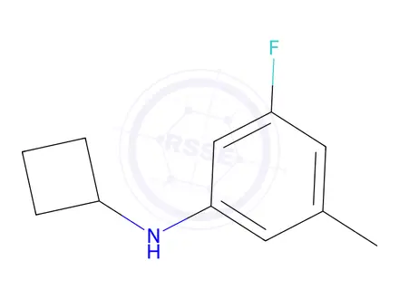Chemical structure of N-Cyclobutyl-3-fluoro-5-methylaniline