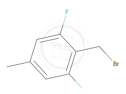Chemical structure of 2-(Bromomethyl)-1,3-difluoro-5-methylbenzene