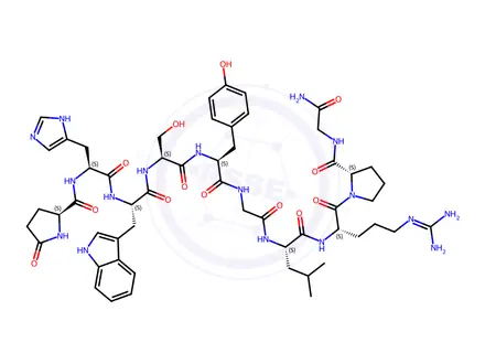 Chemical structure of Gonadorelin