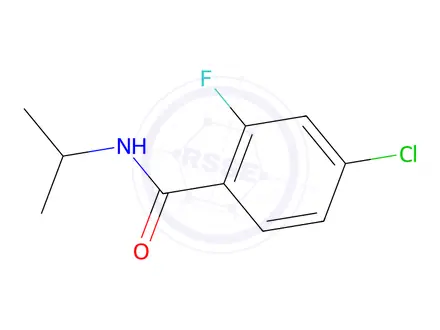 Chemical structure of 4-Chloro-2-fluoro-N-isopropylbenzamide
