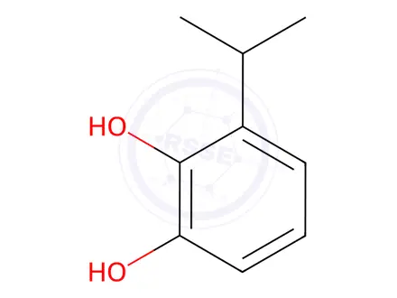 Chemical structure of 3-Isopropylcatechol