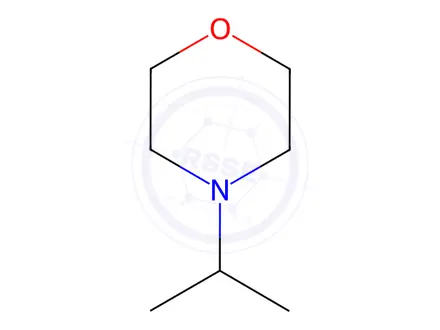 Chemical structure of MORPHOLINE, ISOPROPYL-