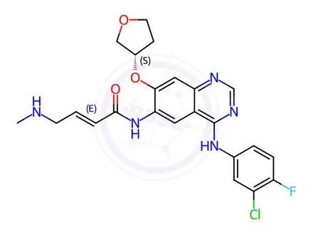 Chemical structure of Afatinib Impurity K