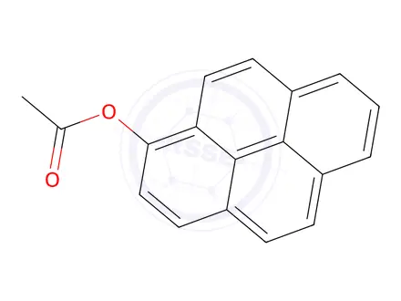 Chemical structure of 1-Pyrenol Acetate