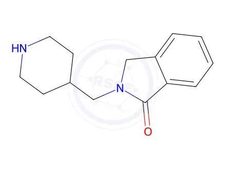 Chemical structure of 2-(Piperidin-4-ylmethyl)isoindolin-1-one