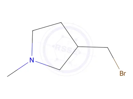 Chemical structure of 3-(Bromomethyl)-1-methylpyrrolidine