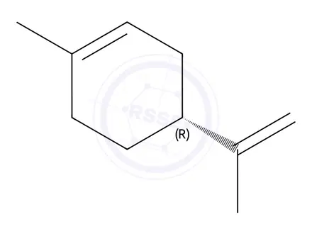 Chemical structure of (R)-(+)-Limonene