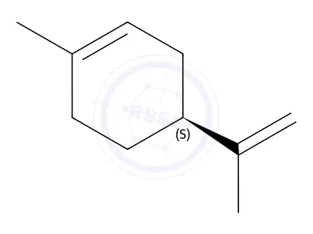Chemical structure of (S)-(-)-Limonene